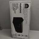 Architectural Mailboxes Parsons Medium Capacity, Plastic Post Mount Mailbox, Black