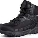 FREE SOLDIER Men's Waterproof Tactical Work Boots Lightweight Comfortable Combat Hiking Boots 10