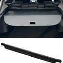 Motoforti Car Trunk Retractable Cargo Cover for Ford Escape 3.0L 2008-2012 Rear Trunk Parcel Shelf Luggage Security Shield Shade, Canvas Black Carbon Fiber