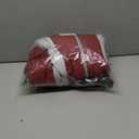 AOFITEE Fullbody Dog Coat Warm Fleece Dog Jacket, Windproof Dogs Winter Coat with Harness Built in, Reflective Turtleneck Dogs Snowsuit Puffer Jacket, Four Legged Pet Snow Suit, Christmas Red XL (Burgundy)