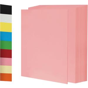 50 Sheets 65lb /180GSM Pink Cardstock Paper  Premium Heavy-Weight Paper for Crafts, DIY Projects, Scrapbooking, Handmade Cards, Printing, and More  Vibrant Colors, Printer-Friendly