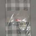 Maxmill Checkered Rectangle Tablecloth Water Resistance Wrinkle Free Spillproof Heavy Weight Gingham Plaid Table Cloth for Buffet Banquet Parties Holiday Dinner, 60 x 84 Inch Gray and White