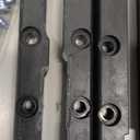 4-Pack Kayak Track Mount 9 inch | Low Profile Kayak Rail Track with 12 Holes | Gear Track System for Fishing Rod Holder, Cup Holder, Paddle Holder, Anchor Cleats, Fish Finder | Kayak Accessories