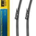 Raidbee 22"+20" Windshield Wiper Blades Replacement For Ford Mustang 2021 2020 2019 2018 2017 2016 2015 2014 2013 2012 2011-2007 Lincoln MKZ 2020-2013 Windshield Wiper Blades For My Car Set of 2