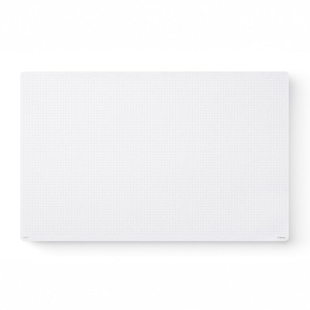Notsu Dot Grid Notepads 11 x 17 inch | Large Dotted Memo Desk Pads with Premium Thick Paper 120gsm