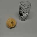 Disney Mickey Mouse Big Face 15 Oz Glass Bottle With Straw & Lid