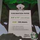 Koala Sublimation Paper 150 sheets 8.5x11 inches for Heat Transfer DIY Gift Compatible with Inkjet Sublimation Printer 105gsm