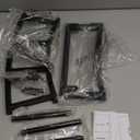 OLV Garden Hose Holder Wall Mounted, Outdoor Heavy Duty Metal Water Hose Holder Hanger Holds 125-ft Water Pipe, Sturdy Detachable Hose Storage Organizer Reel Rack for Outside Garden Lawn Yard Farm (Black)