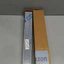 Neodrain 24-Inch Offset Side Outlet Linear Shower Drain with Quadrato Pattern Grate Cover, Brushed 304 Stainless Steel Rectangle Shower Floor Drain, with Leveling Foot, Hair Strainer Catcher