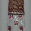 SATVIK 12 Pc Multicolor Handmade Clay Diyas  Traditional Terracotta Oil Lamps for Diwali, Pooja, Home Temple Dcor, Mitti Diya for Festival Lighting