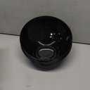 bUCLA 12 Pack Black Plastic Serving Bowls - 54 OZ Angled Bowls Disposable for Chip&Candy - Party Table Salad and Fruit for Party, Wedding & Graduation