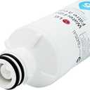 LG LT1000P2 6-Month / 200 Gallon Refrigerator Replacement Water Filter, Reduces Chlorine, 2 Count (Pack of 1), White.