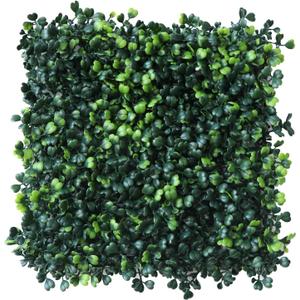 Grass Wall Panels 12 Pcs 10"x 10" Grass Wall Backdrop Panels Artificial Boxwood Greenery Wall Backdrop Privacy Hedge UV Protected for Indoor Outdoor Garden Backyard Party