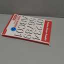 10 Inch Black House Numbers for Outside, Large Floating Home Address Numbers, Modern Outdoor House Number for Wall Street Garage Gate (6)