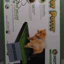 Hompet Dog Grass Pad with Tray Large, Puppy Turf Potty Reusable Training Pads with Pee Baffle, Artificial Grass Patch for Indoor and Outdoor Use, Ideal for Small and Medium Dogs (30"20")