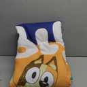 Bluey 4 Piece Toddler Bedding Set  Includes Comforter, Sheet Set  Fitted Top Sheet Reversible Pillowcase for Boys or Girls Bed, Blue