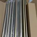 2 Pack Warm Gold Curtain Rods Double for Windows 72 to 144 Inch Extra Long Brass Heavy Duty Window Treatment Rods Adjustable with Vintage Brushed Bronze Metal Finials for Living Room Bedroom Kitchen