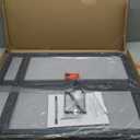 Mr IRONSTONE 3 Panel Fireplace Screen 51.5" W x 32.5" H Modern Foldable with Wrought Metal Decorative Mesh, Heavy Duty Fire Spark Guard Cover for Home Decor Indoor, Black