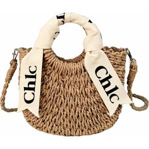 Eiyye Women's Shoulder Handbag Straw Beach Bag Woven Tote Purse Summer Beach Bag, Khaki (Beige)