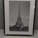 upsimples 17x22 Picture Frame, Display Pictures 12x18 with Mat or 17 x 22 Without, Wall Hanging Poster Frames, Black, 1 Pack