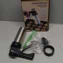 Stainless Steel Cookies Press,Cookie Press Gun Kit with 13 Cookie Discs and 8 Piping Tips for DIY Christmas Cookies Maker