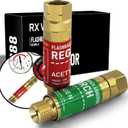 RX WELD Oxygen Acetylene Flashback Arrestors Set Regulator End - Standard "B" 9/16-18UNF Threads Size