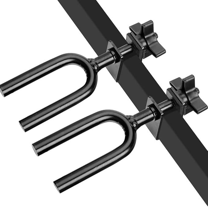 Tree Stand Bow Holder- 12 Teeth Adjustable Hunting Bow Holder- Easy Installation Treestand Bow Rest for Hunting Accessory