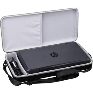 Aproca Case Compatible with HP OfficeJet 200 Wireless Mobile Printer CZ993A, Portable Storage Hard Bag for Accessories (Case Only) (Black with Shoulder Strap)