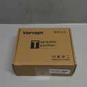 Vortopt Faucet Filter, NSF Certified, 400 Gallon High Efficiency Water Purification System, Fast 99% Chlorine & Odor Removal, Modern Simple Silver with 1 Water FilterT1-Silver