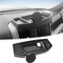 5" 8.4" Screen Dashboard Phone Holder Compatible with 2019-2026 Ram 1500 2500 3500 w/12V Outlet Part Center Console Organizer Dash Tray Phone Mount for 2025 RAM Accessories(DodgeRam 2019-2026)