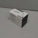 POJTK Ergonomic Wireless Rechargeable Mouse, Bluetooth+USB A+Type C(3 in 1) Connection, 5 Levels Up to 4800 DPI, 6 Silent Buttons, 2.4GHz Carpal Tunnel Vertical Mice, for Laptop, Desktop, MacBook-black