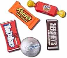 Crocs Jibbitz 5-Pack Halloween Shoe Charms | Jibbitz for Crocs, Hershey Candy, One Size