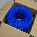 MONK CABLES | CAT6 Plenum Cable 1000ft | UTP, 23AWG, 550MHz | DSX-8000 Certified | Most Certified Cable of The Whole Market (Blue)