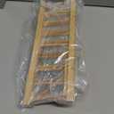 2PC Bamboo Wooden Dish Drying Rack, 8-Slot Plate Rack Cabinet Dish Stand Organizer for Kitchen Counter, Drainer Storage Holder for Bowl/Cup/Lid/Cutting Board/Book, Space-Saving Design