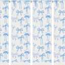 Blue Bow Peel and Stick Wallpaper Self Adhesive Removable Wall Sticker Paper for Women Girls Room Decor Trendy Funky Preppy Coquette Bows Decorations for Nursery College Classroom 59"x78.7"