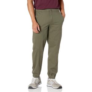 Amazon Essentials Men's Straight-Fit Chino Jogger Pant (XX-Large, Olive)