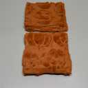 GEEORY Fall Pumpkins Soft Plush Pillow Covers, 16 x 16 Inch Set of 2, Fluffy Faux Fur Wool Decorative Farmhouse Cushion Case for Sofa Home Decoration Rust Pumpkin GC019-16