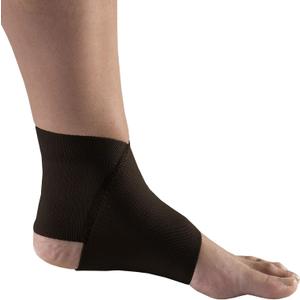 Figure-8 Ankle Support, Light Elastic Compression Brace, Muscle Joint Recovery, Black, 4X-Large