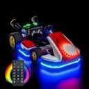 LED Lighting Compatible with Lego Mario Kart Mario & Standard Kart 72037Light Kit Compatible with Lego 72037, NOT Included The Model Set - JUST Lights