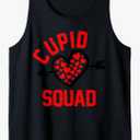 Cupid Squad Valentines Day Hearts gift for men women kids Tank Top XL