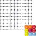 Flower Arrangement Balloon Grid,Wedding Flower Wall Background Board,9 Balloon Grid for Birthday Party, Garden DIY Wall Decor,9 Pack Flower Arrangement Grid,12 Inches