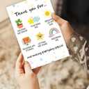 Funny Teacher Appreciation Gifts for Women Men, Cute Thank You Card for Teachers (MM-135)