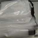 10X14FT Clear Tarp Waterproof with Increase Grommets Windproof Rope Ties, Heavy Duty PVC Vinyl Tarps Transparent Tarpaulin for Patio Enclosure Outdoor Porches Canopy Henhouse Rainproof Covering