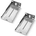 Rear Mounting Brackets for Full Extension Ball Bearing Drawer Slide Width of 1.77 inch (45mm) Drawer Rails Bracket Face Frame Install