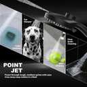 Rain Shower Head with Handheld High Pressure rainfall Shower Heads with Handheld Spray Combo Adjustable one-piece stand daul shower head Built-in Magnetic Docking and Power Jets-Black