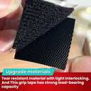 Tikfoam Heavy Duty Hook and Loop Strips with High Adhesive, and Square Circle, Strong Mounting Tape for Home, Outdoor or Office Use, Black 72 Sets