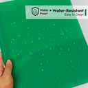 2-Pocket Folders with 3 Prongs,60-Pack Plastic Folders with Pockets and Prong Holds Letter Size Paper, Plastic Pockets Folder for School, Office and Home, Green