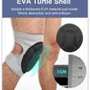 Knee Pads for Women & Men, Dance Knee Pads Volleyball Knee Pads for Women Men Wrestling Knee Pads Wrestling Gear, Crash Pad Snowboarding Gear Knee Protector Soft Knee Pads for Work (Small, Black)