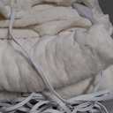 Electric Blanket Queen Size, Super Soft Cozy Upgraded Flannel Blanket Dual Control with 5 Heating Levels & 10 Hours Auto Off, Fast Heating Blanket & Overheat Protection, 84" x 90", White