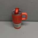 STANLEY Quencher ProTour Flip Straw Tumbler with Leakproof Lid | Built-In Straw & Handle | Cupholder Compatible for Travel | Insulated Stainless Steel Cup | BPA-Free (20 Ounces, Hot Coral Fade)